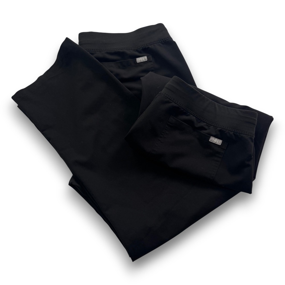 Lot of 2 FIGS Technical Collection Scrub Pant XL T21003 Straight Leg Drawstring